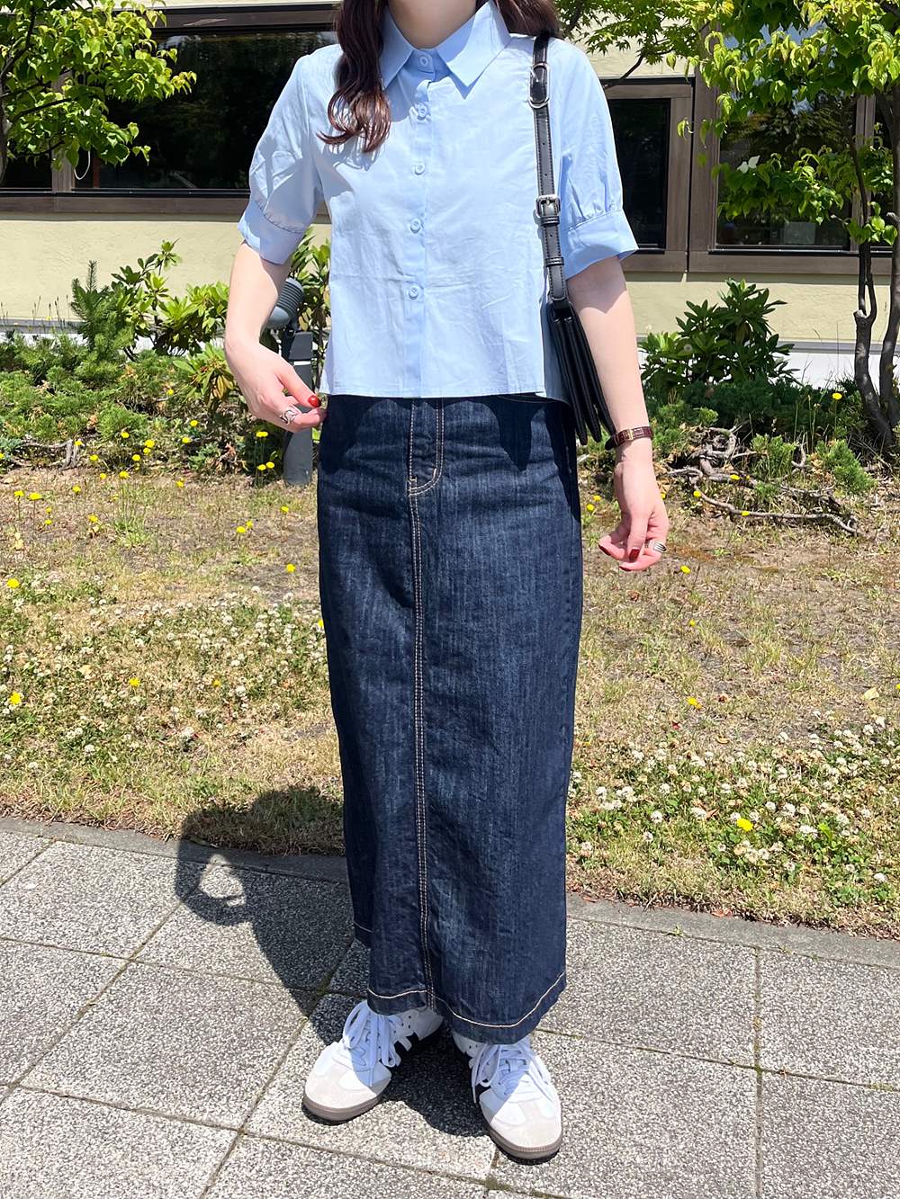 バックプリーツ半袖シャツ | 詳細画像18
