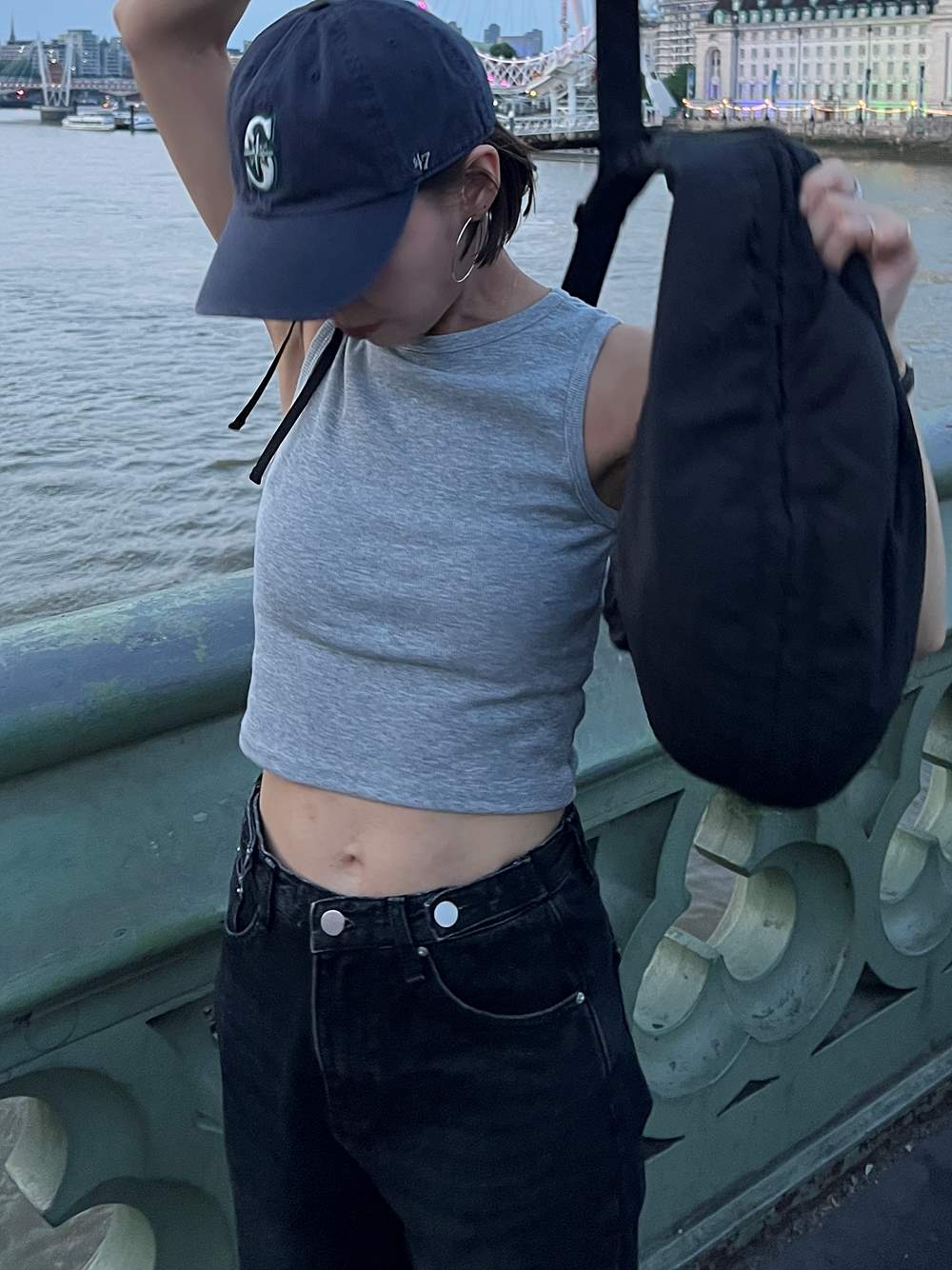 クロップドアメスリタンクトップ | 詳細画像3