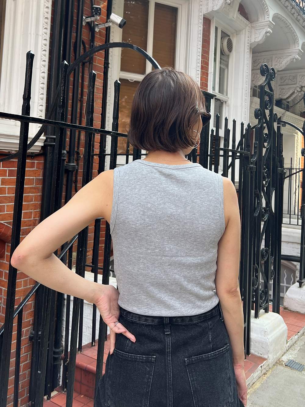 クロップドアメスリタンクトップ | 詳細画像12