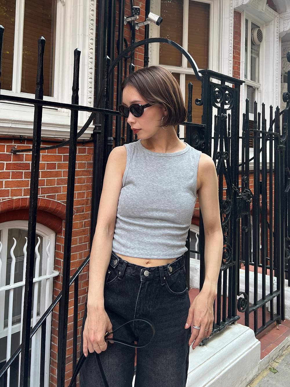 クロップドアメスリタンクトップ | 詳細画像17