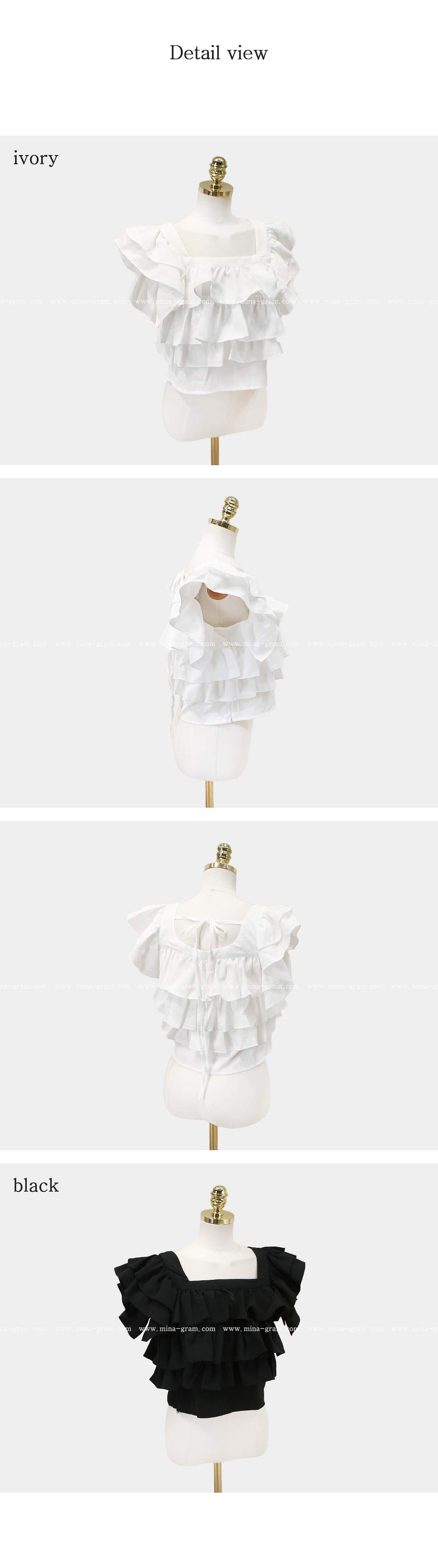 *再入荷*フリルノースリーブブラウス | 詳細画像13