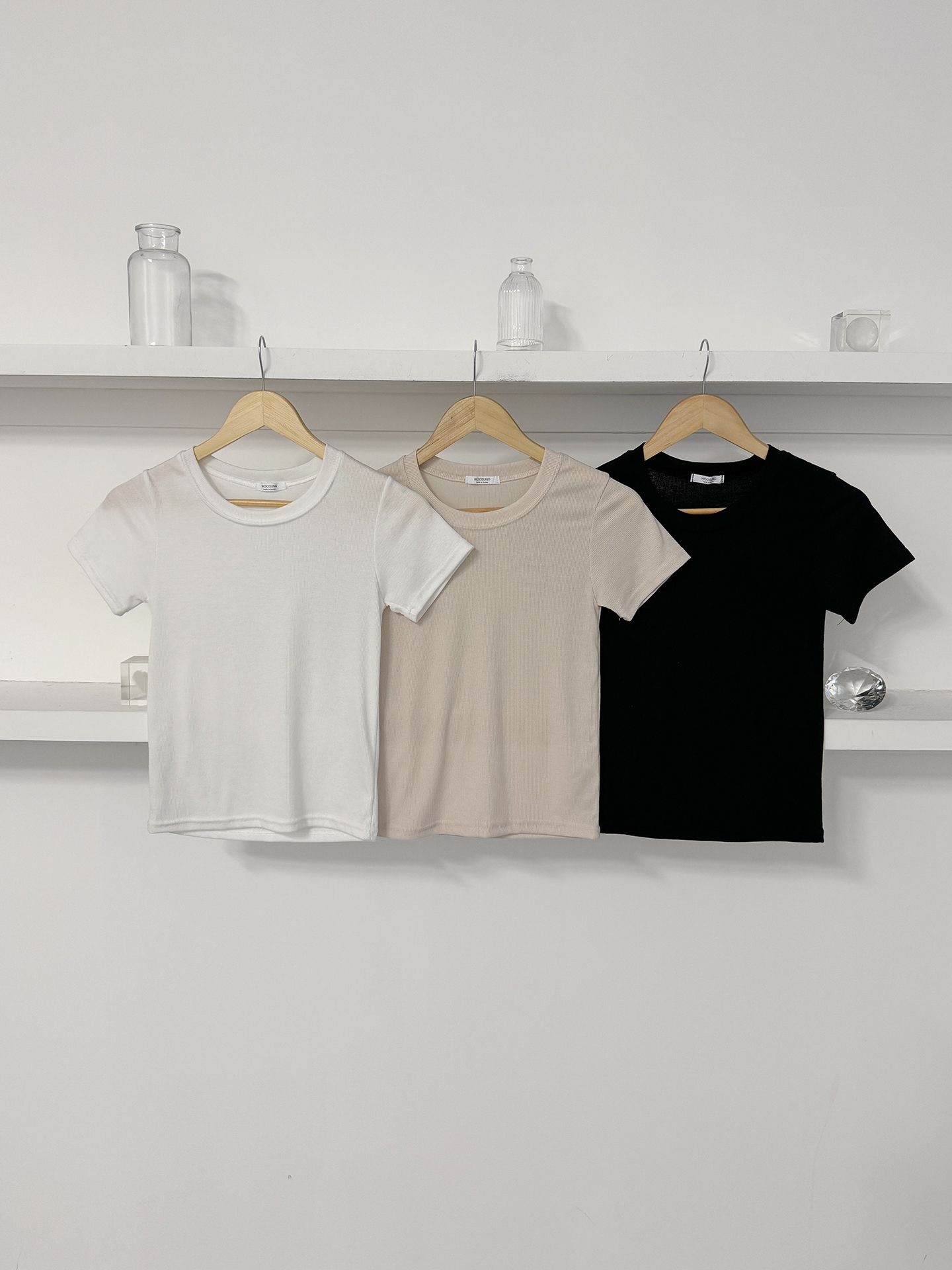 ラウンドネックリブ半袖Tシャツ | 詳細画像2