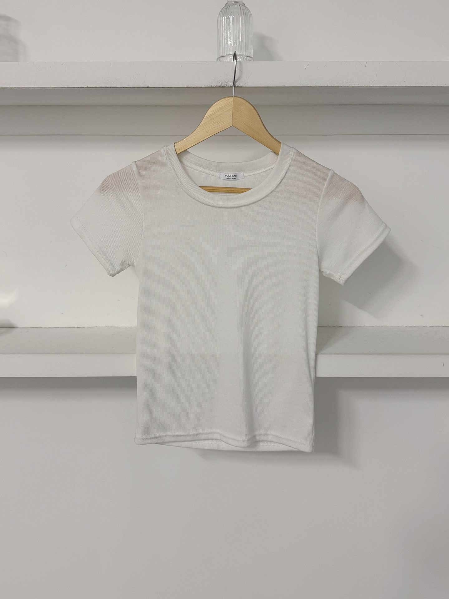 ラウンドネックリブ半袖Tシャツ | 詳細画像3