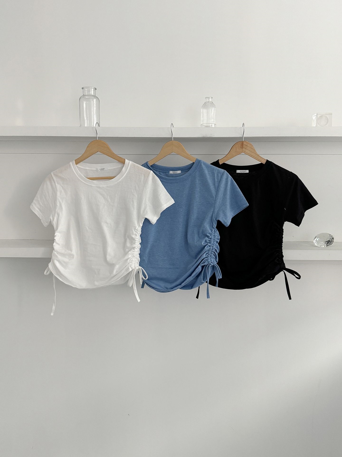 サイドシャーリング半袖Tシャツ | 詳細画像2