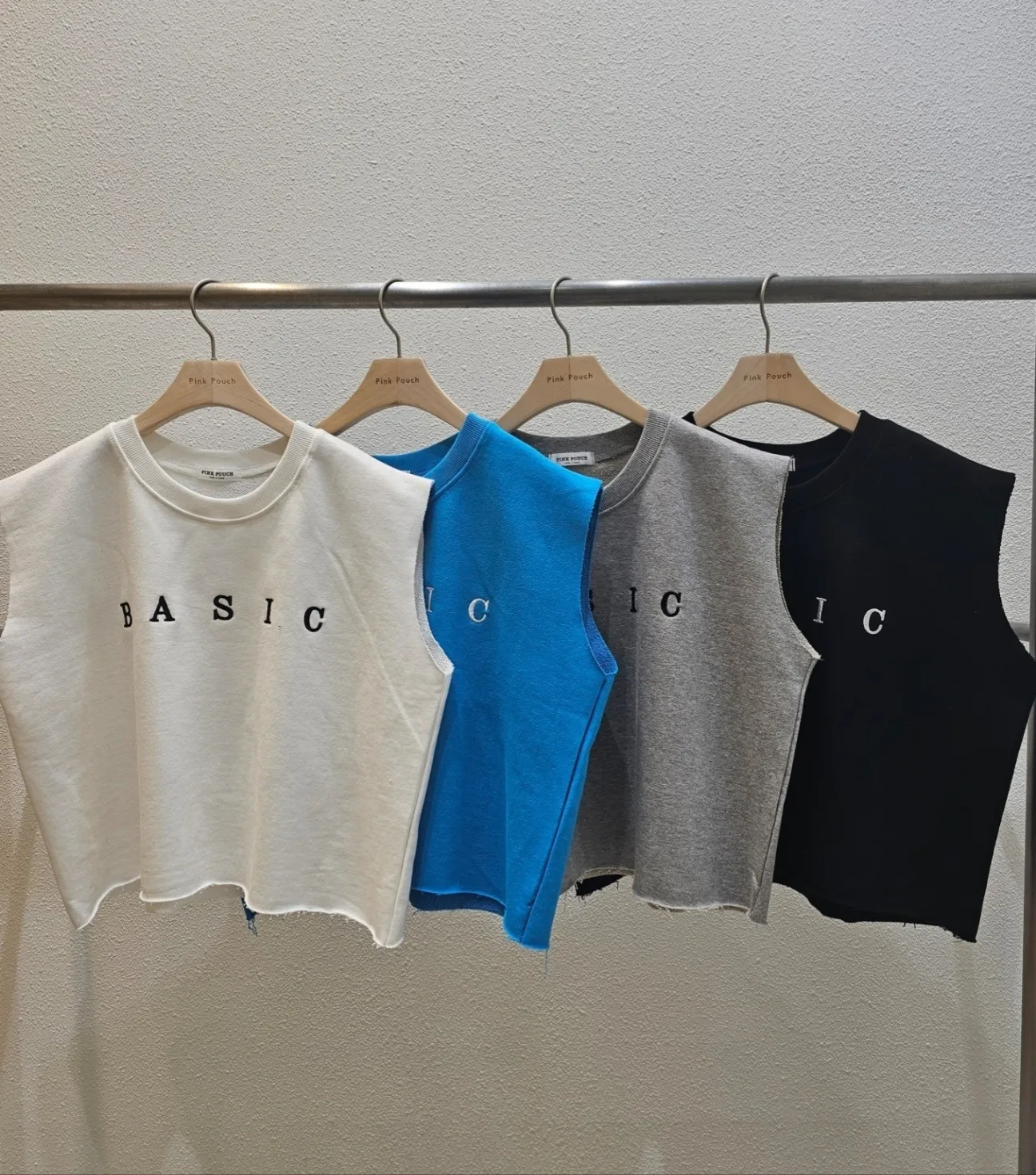 BASIC刺繍カットオフフレンチTシャツ | 詳細画像1
