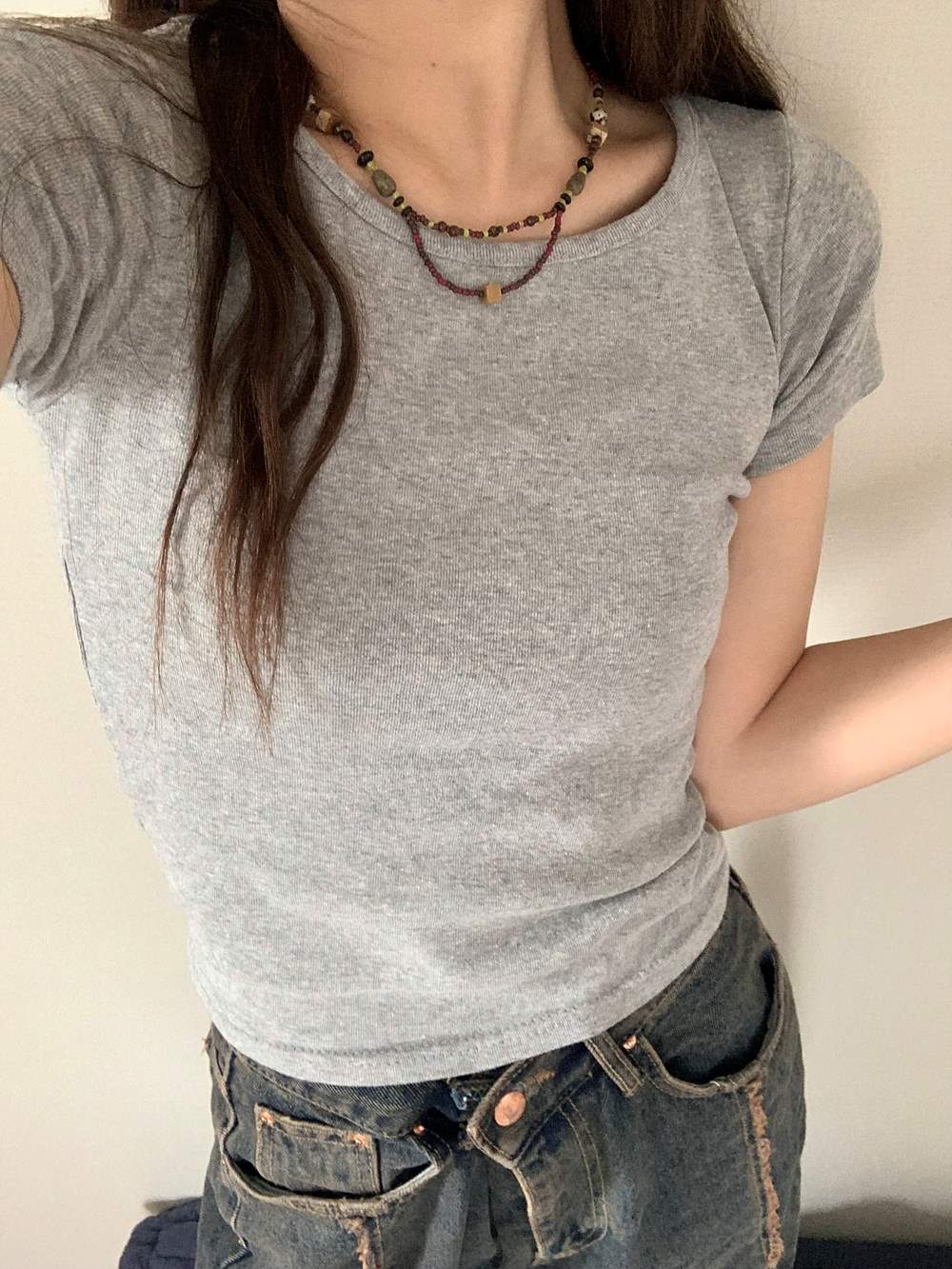 半袖UネックTシャツ | 詳細画像2