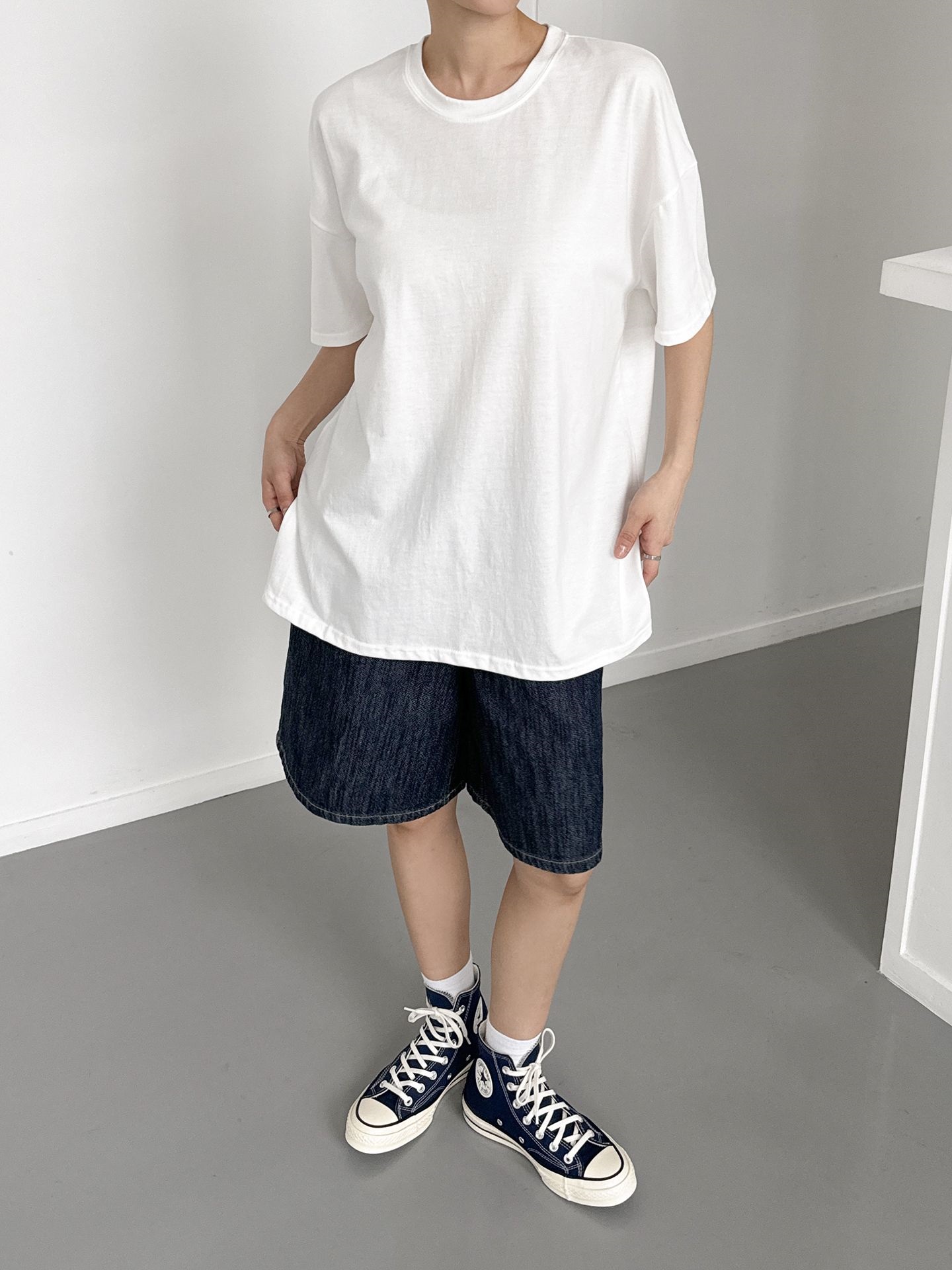 サイドスリットボクシー半袖Tシャツ | 詳細画像14