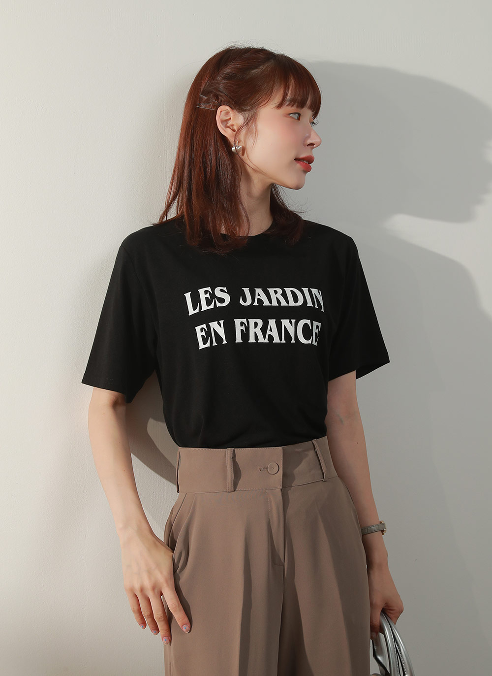 配色レタリング半袖Tシャツ | 詳細画像11