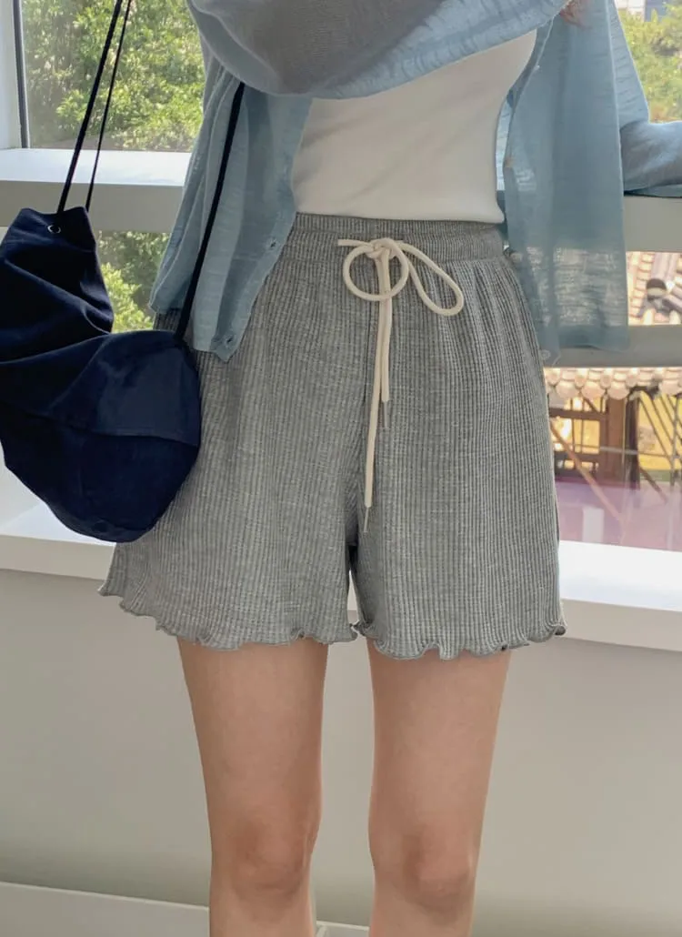 ドロストワッフルショートパンツ | cherrykoko | 詳細画像1
