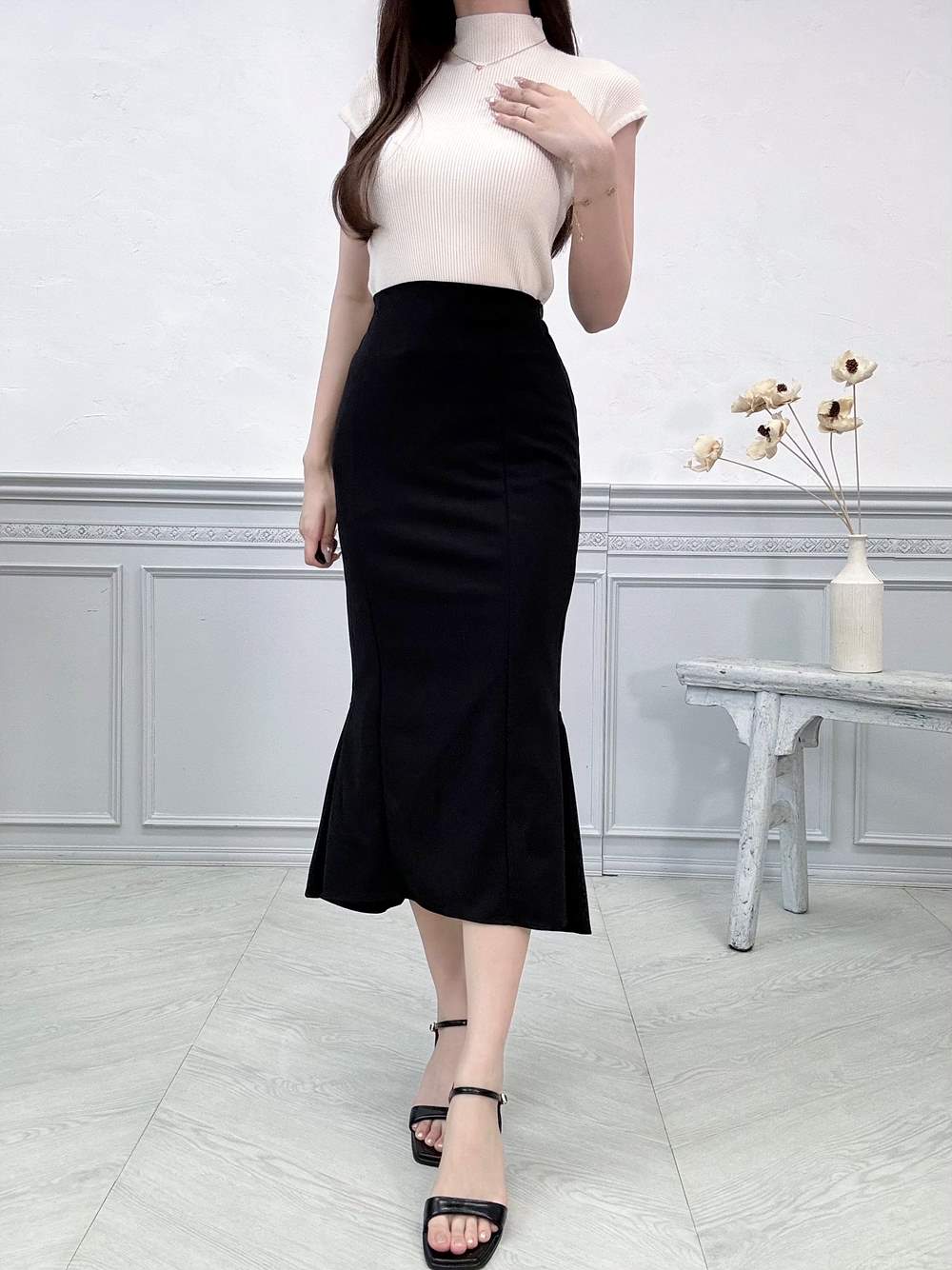 ハイウエストマーメイドスカート | 詳細画像9