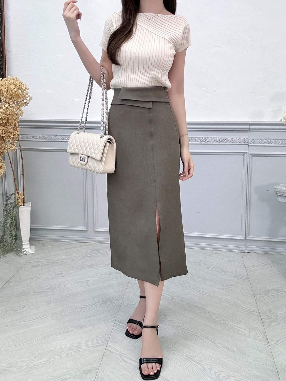 スリットIラインスカート | 詳細画像3