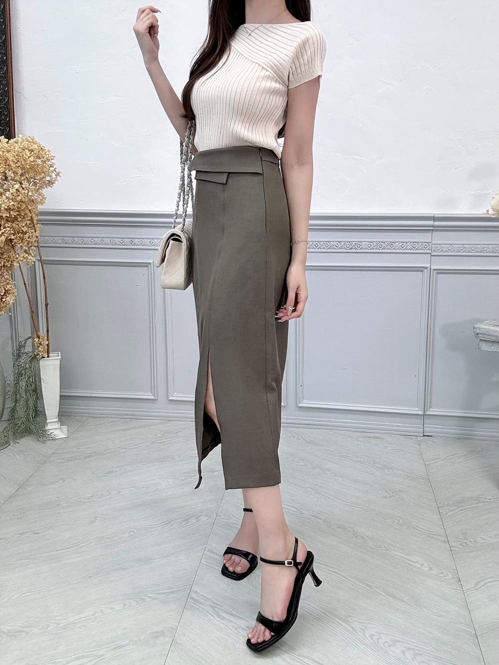 スリットIラインスカート | 詳細画像4