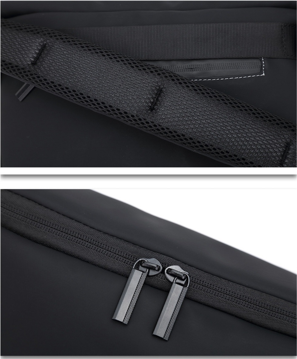 2WAYブラックメッセンジャーバッグ | 詳細画像13