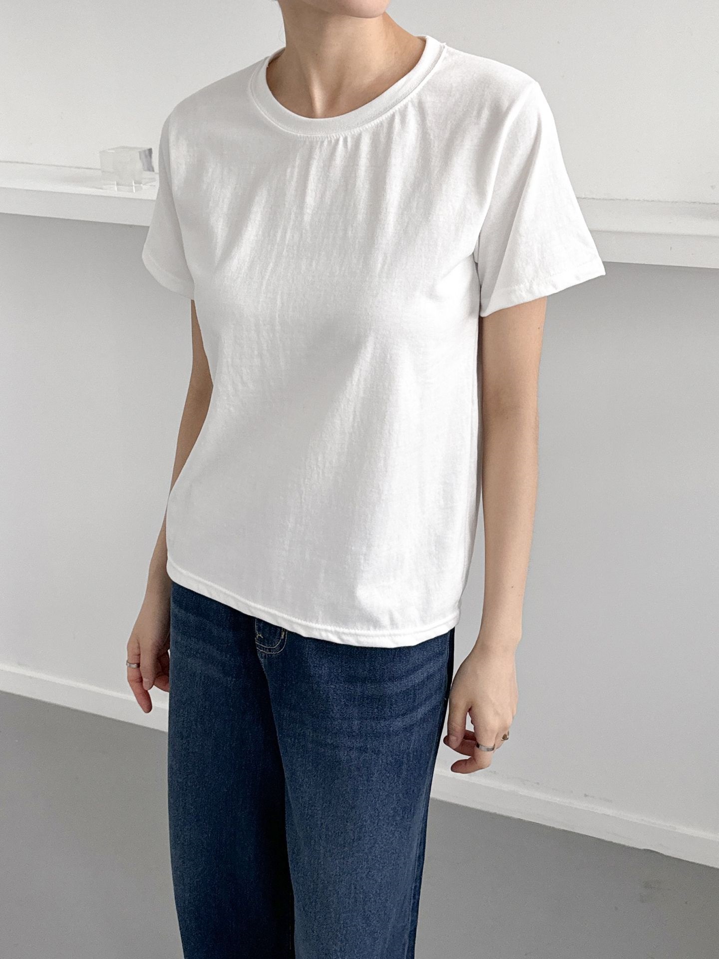 ラウンドネック半袖Tシャツ | 詳細画像17