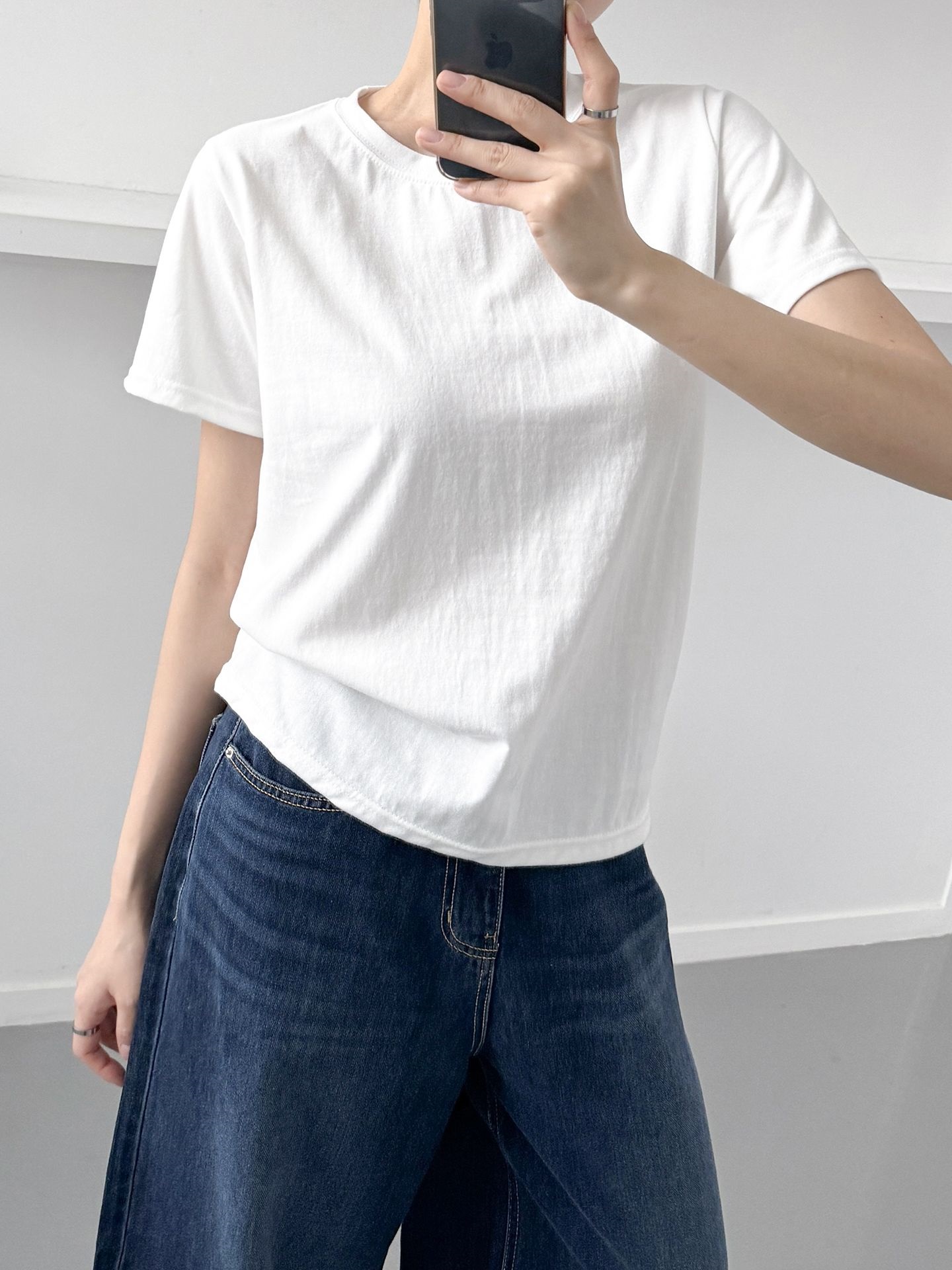 ラウンドネック半袖Tシャツ | 詳細画像7