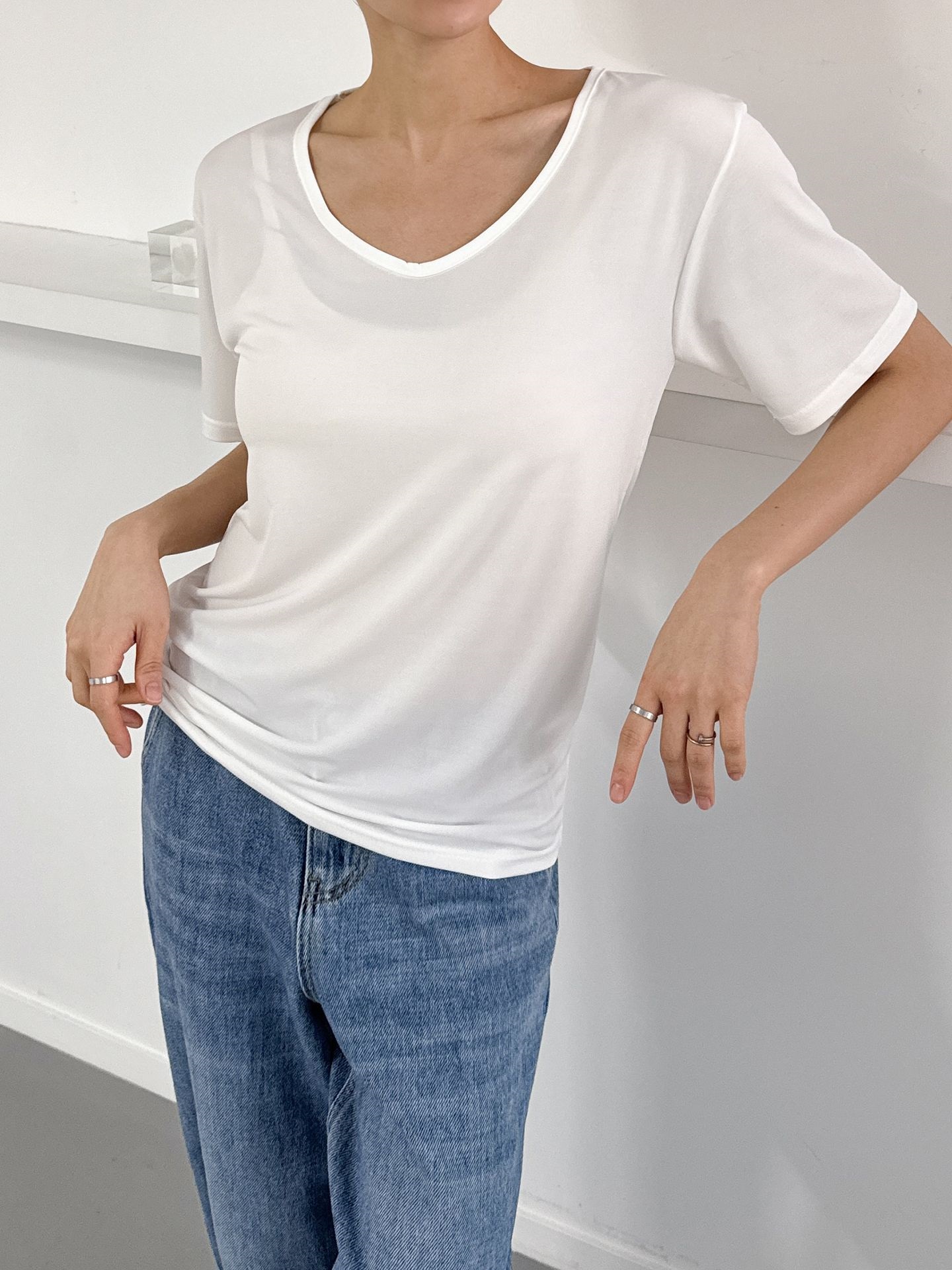 クールタッチVネック半袖Tシャツ | 詳細画像16