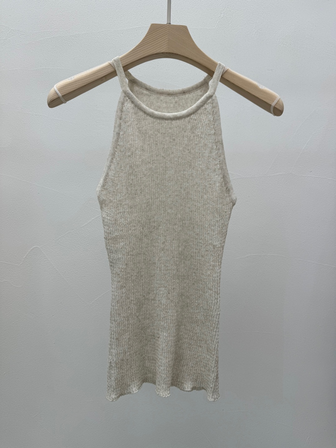 リネン混ホルターネックリブニットキャミソール | 詳細画像11