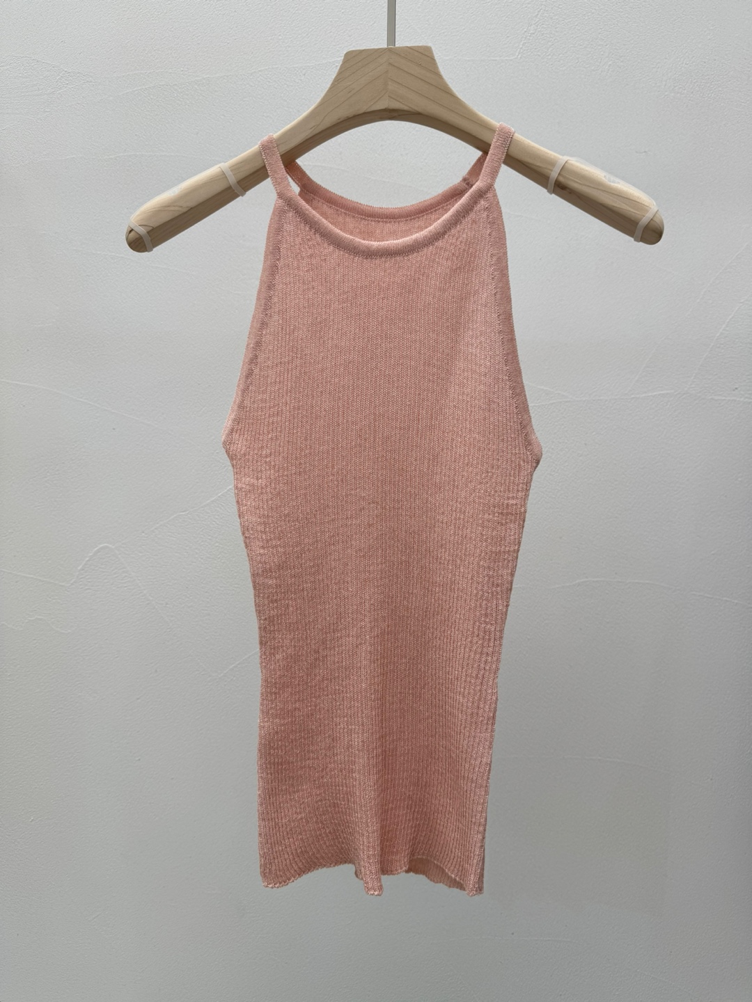 リネン混ホルターネックリブニットキャミソール | 詳細画像13