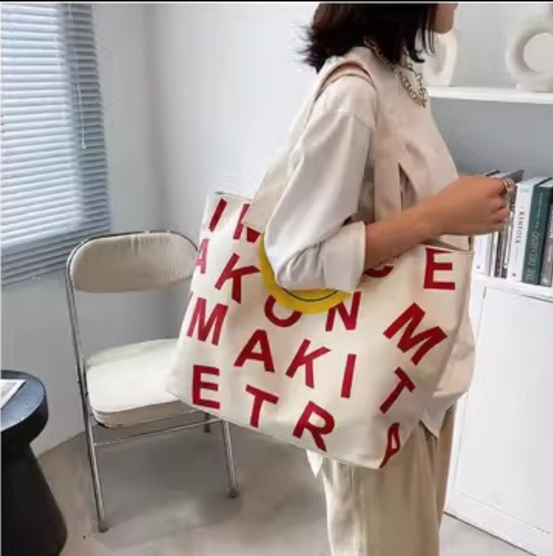 スマイルアルファベットトートバッグ | 詳細画像3