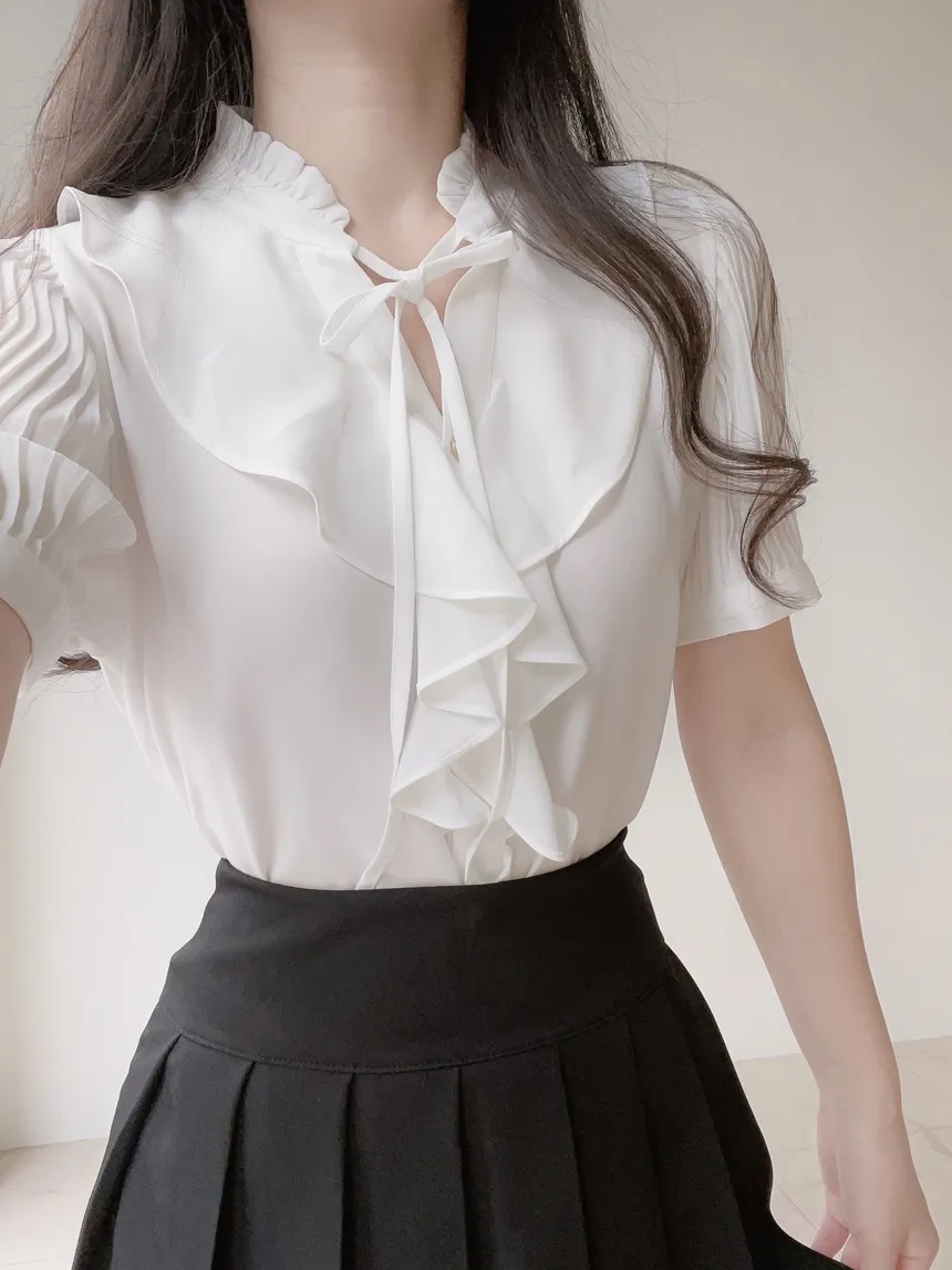 プリーツラップミニスカートパンツ | mirangmirang | 詳細画像11
