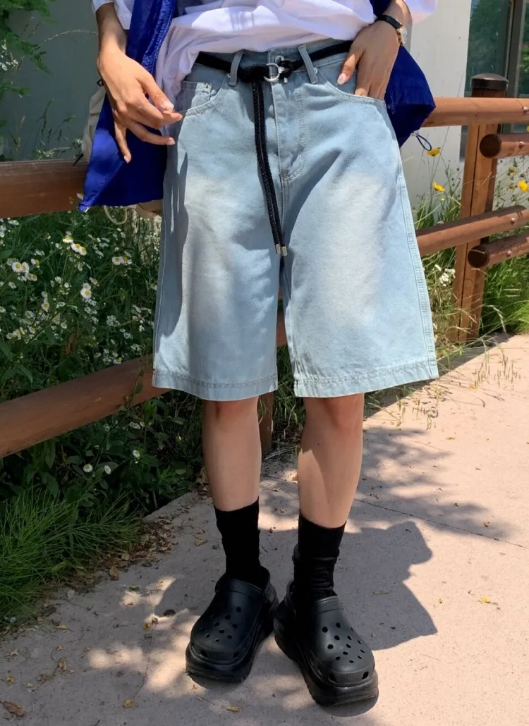ウォッシュバミューダデニムパンツ | mandarinetree | 詳細画像1