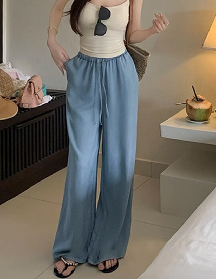 ドロストイージーワイドデニムパンツ | 詳細画像6