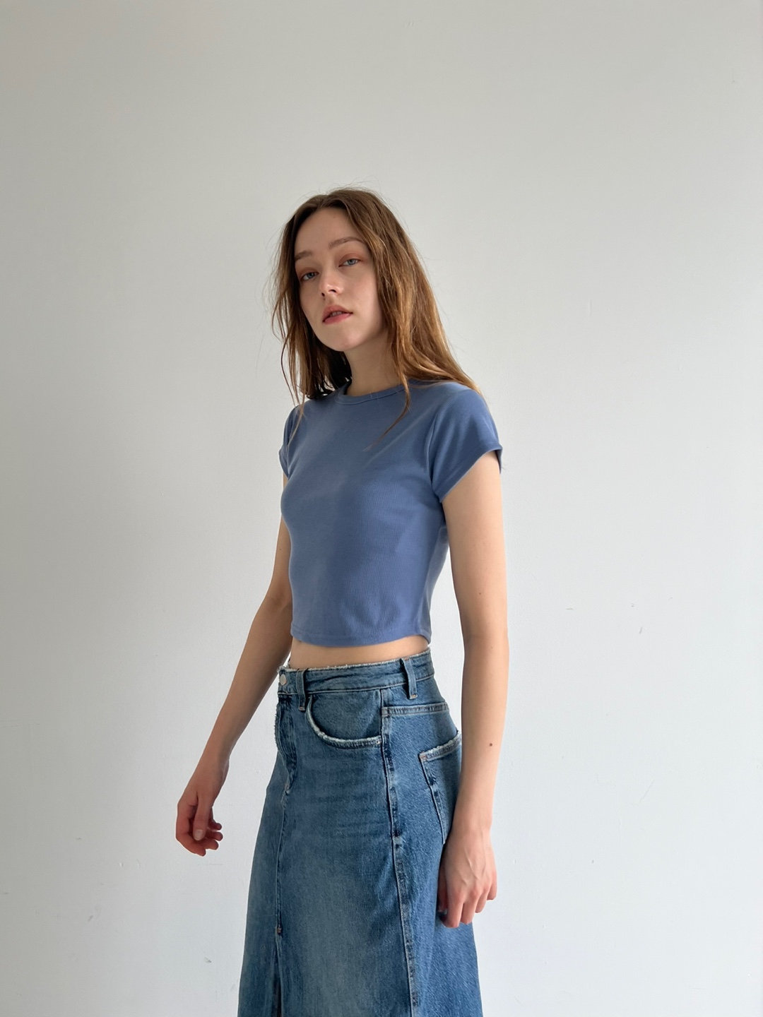 全国送料無料ギフト クロップドショートスリーブTシャツ | レディースファッション ミリタリージャケット