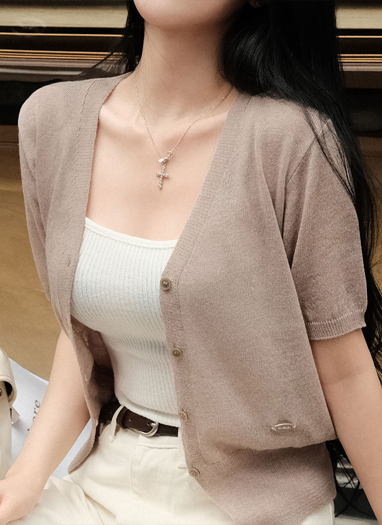 専用 BEIGE, ベイジ 38号 OLIVIE リネンニットカーディガン 専用 BEIGE, ベイジ 38号 OLIVIE リネンニットカーディガン