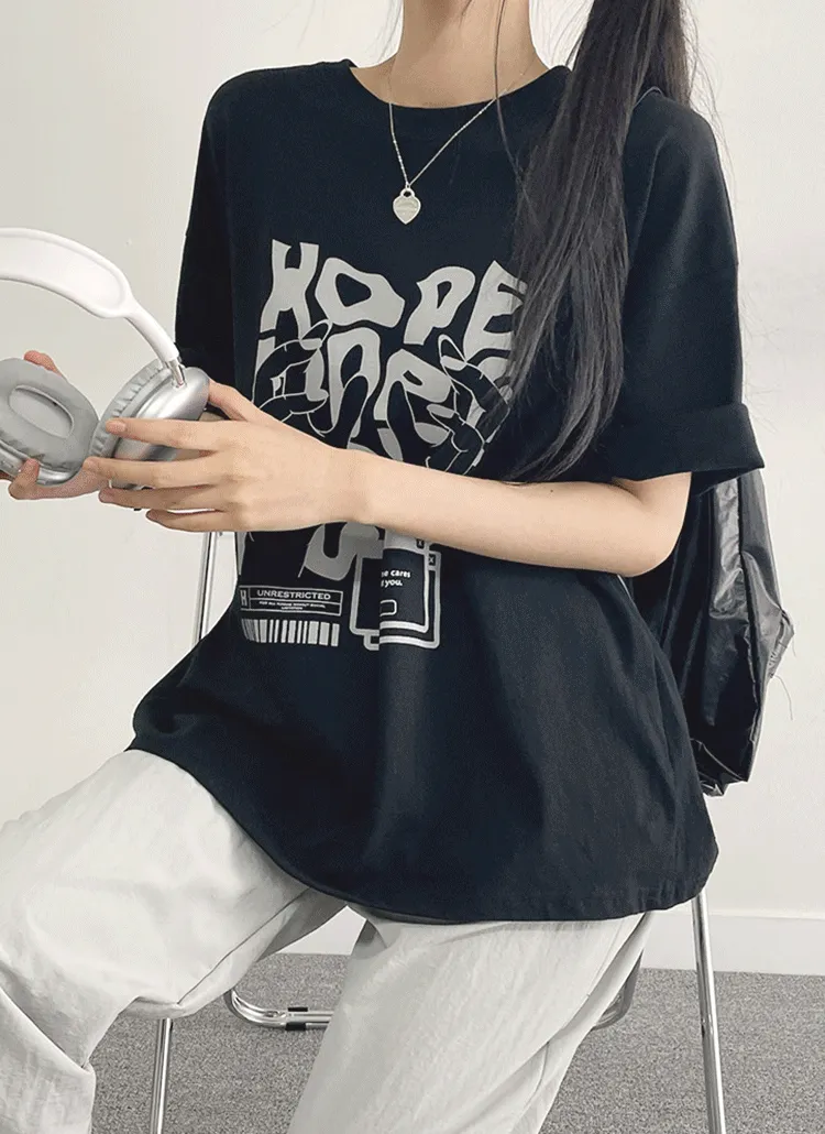 HOPE半袖Tシャツ | withhuilin | 詳細画像1