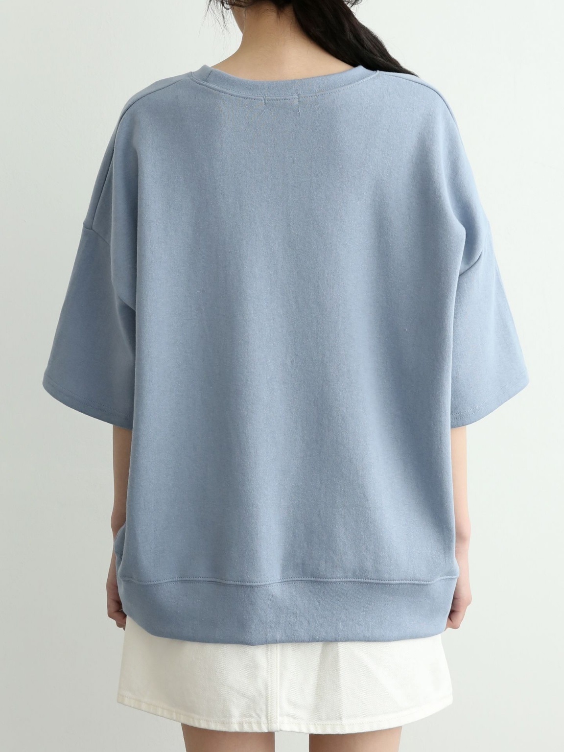 ドロップショルダールーズ6分袖スウェット | 詳細画像18