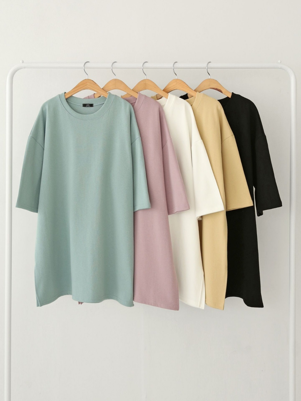 サイドスリット7分袖ロングTシャツ | 詳細画像2