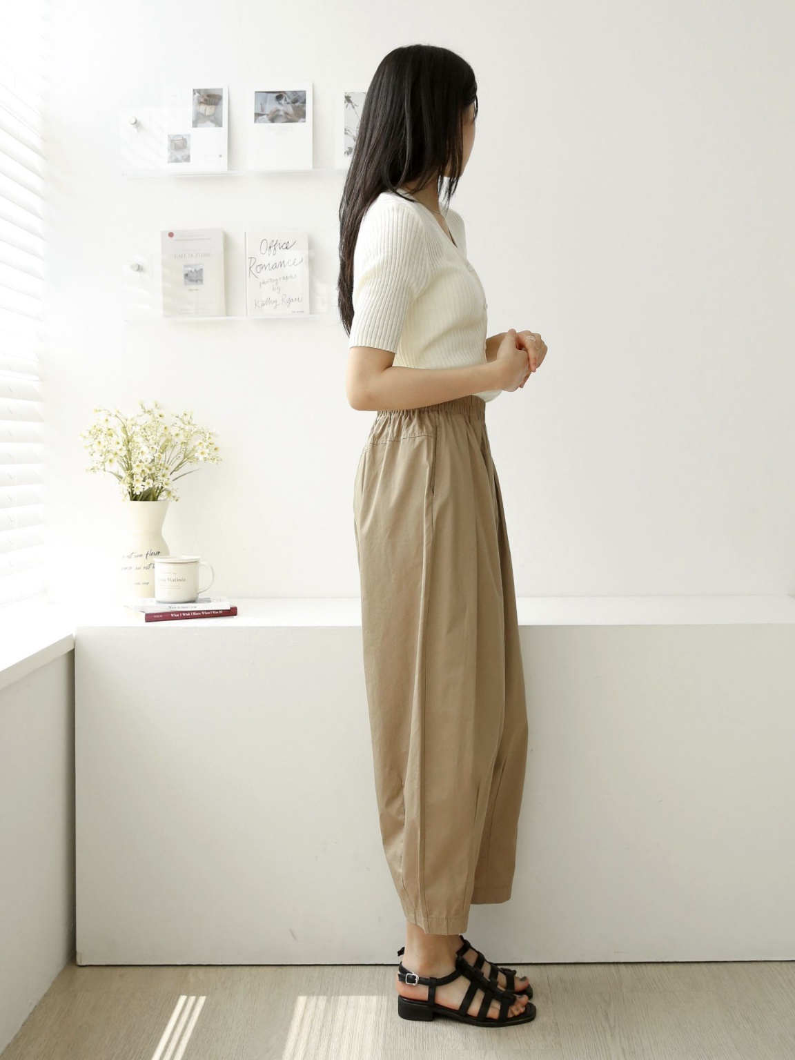 ウエストゴムタックバルーンワイドパンツ | 詳細画像4