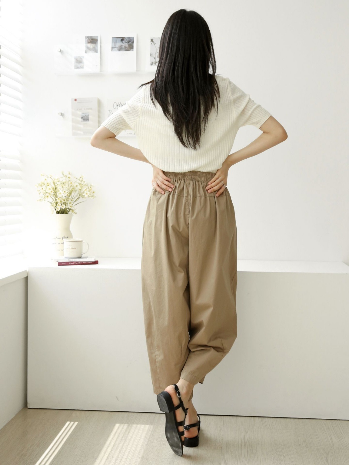 ウエストゴムタックバルーンワイドパンツ | 詳細画像6