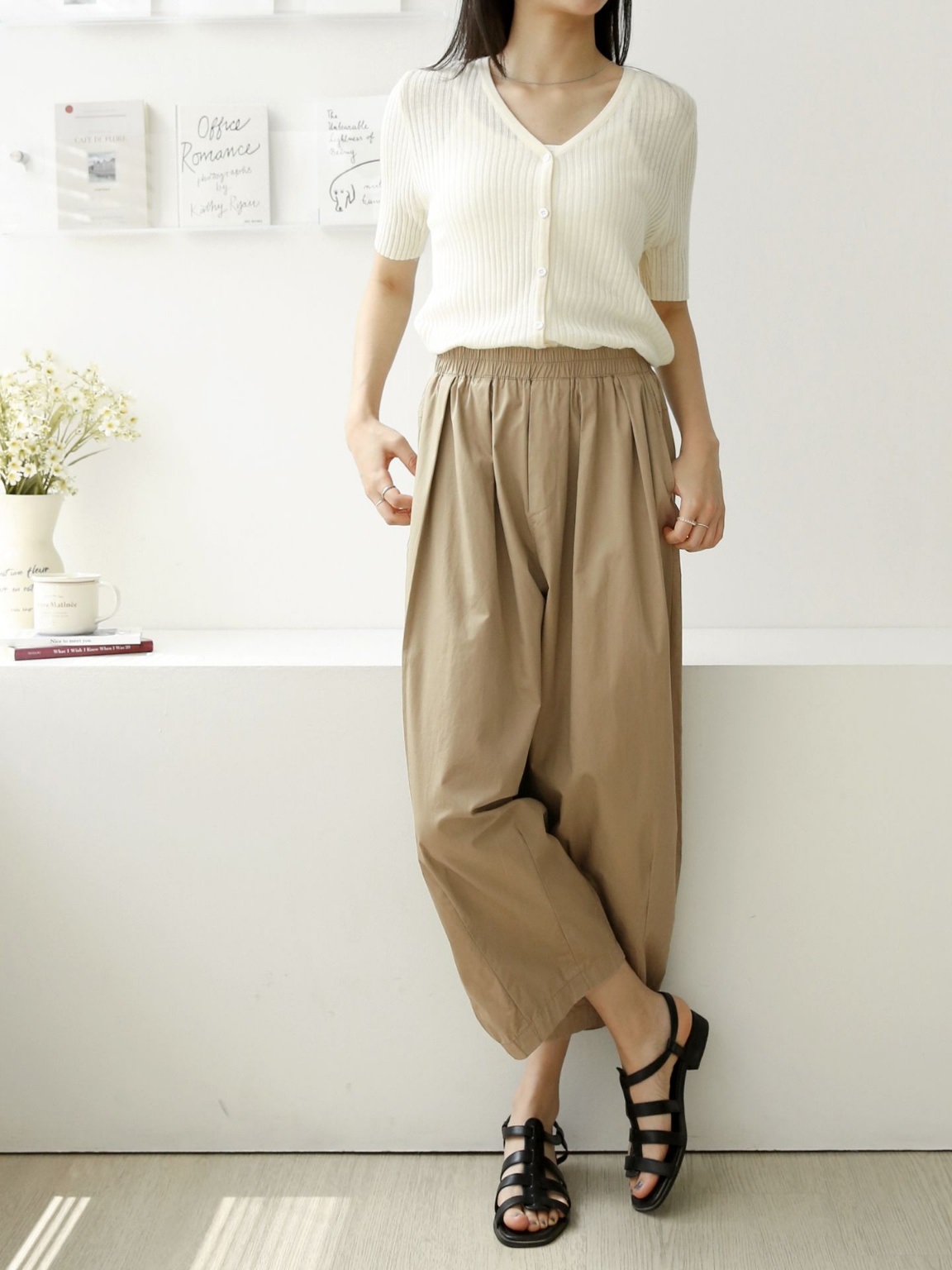 ウエストゴムタックバルーンワイドパンツ | 詳細画像11