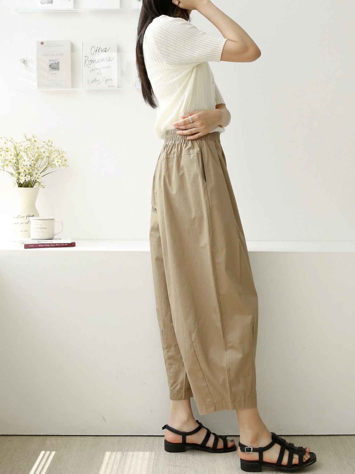 ウエストゴムタックバルーンワイドパンツ | 詳細画像14
