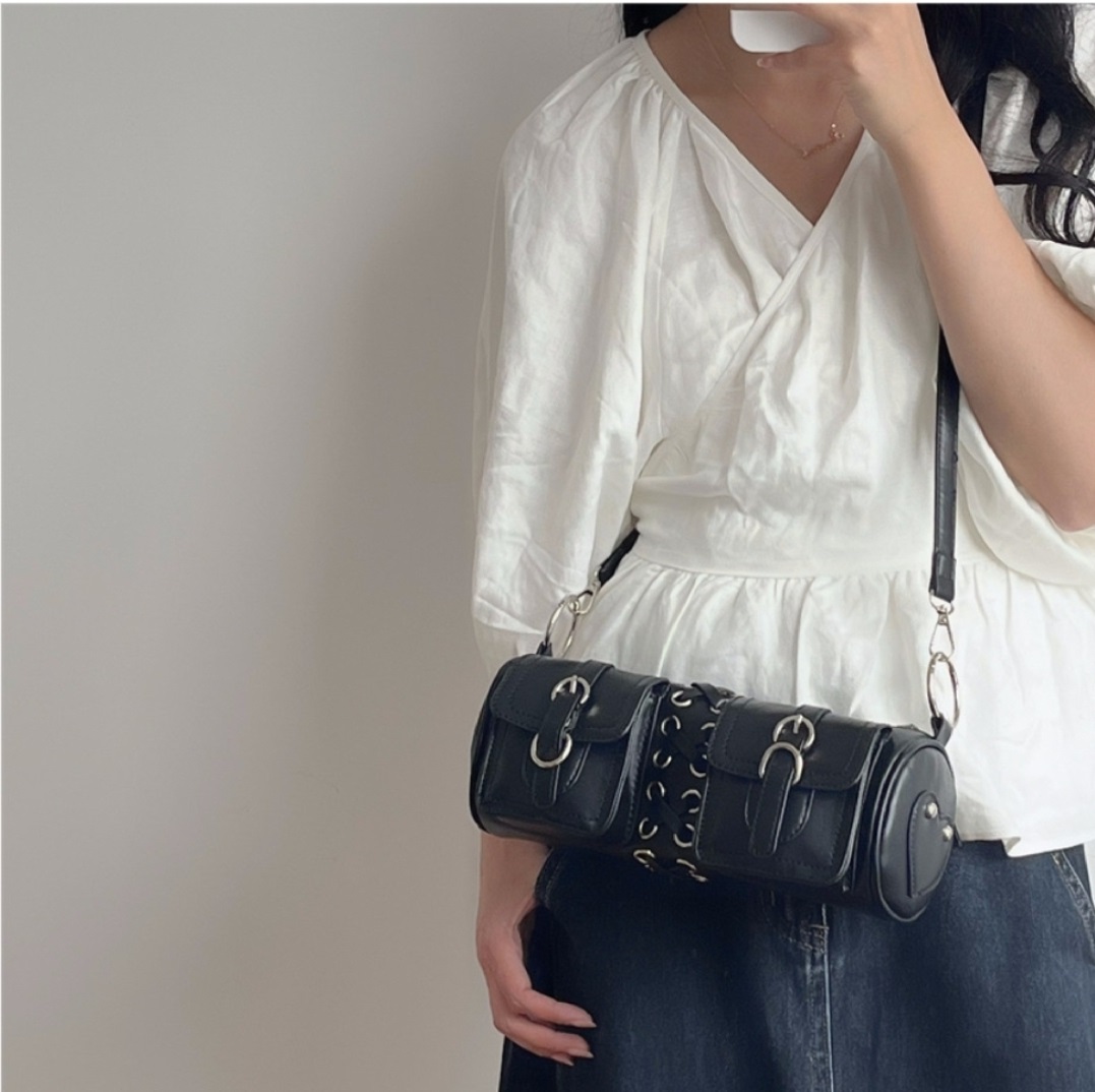 2WAYレースアップポケットシリンダーバッグ | 詳細画像3