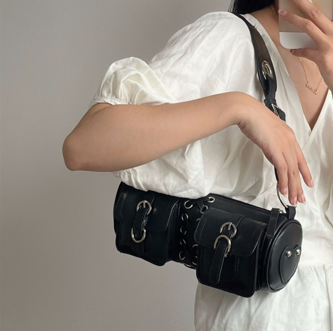 2WAYレースアップポケットシリンダーバッグ | 詳細画像5