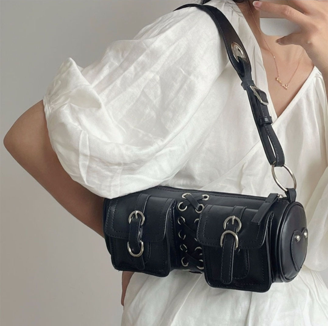 2WAYレースアップポケットシリンダーバッグ | 詳細画像6