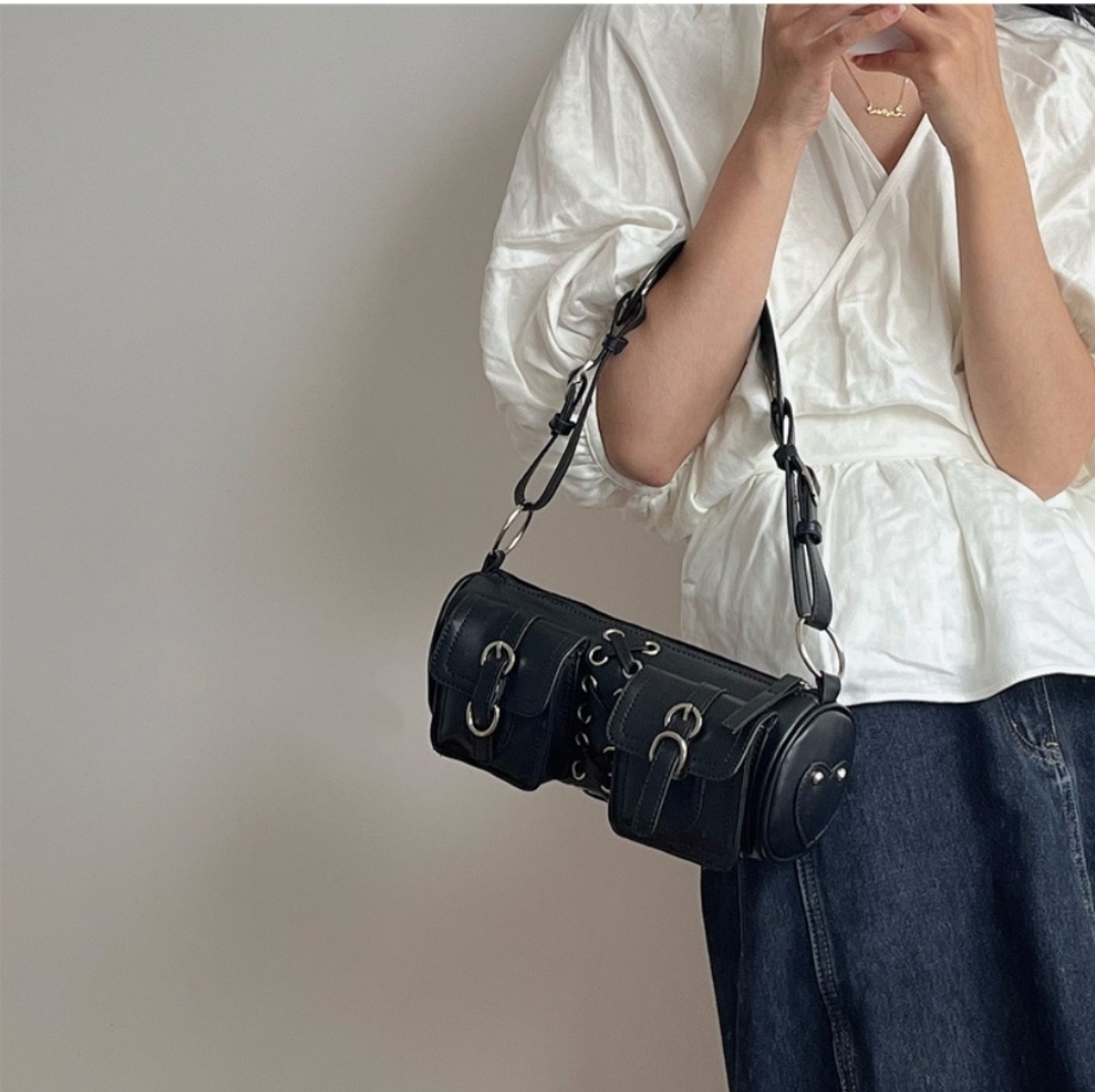 2WAYレースアップポケットシリンダーバッグ | 詳細画像7