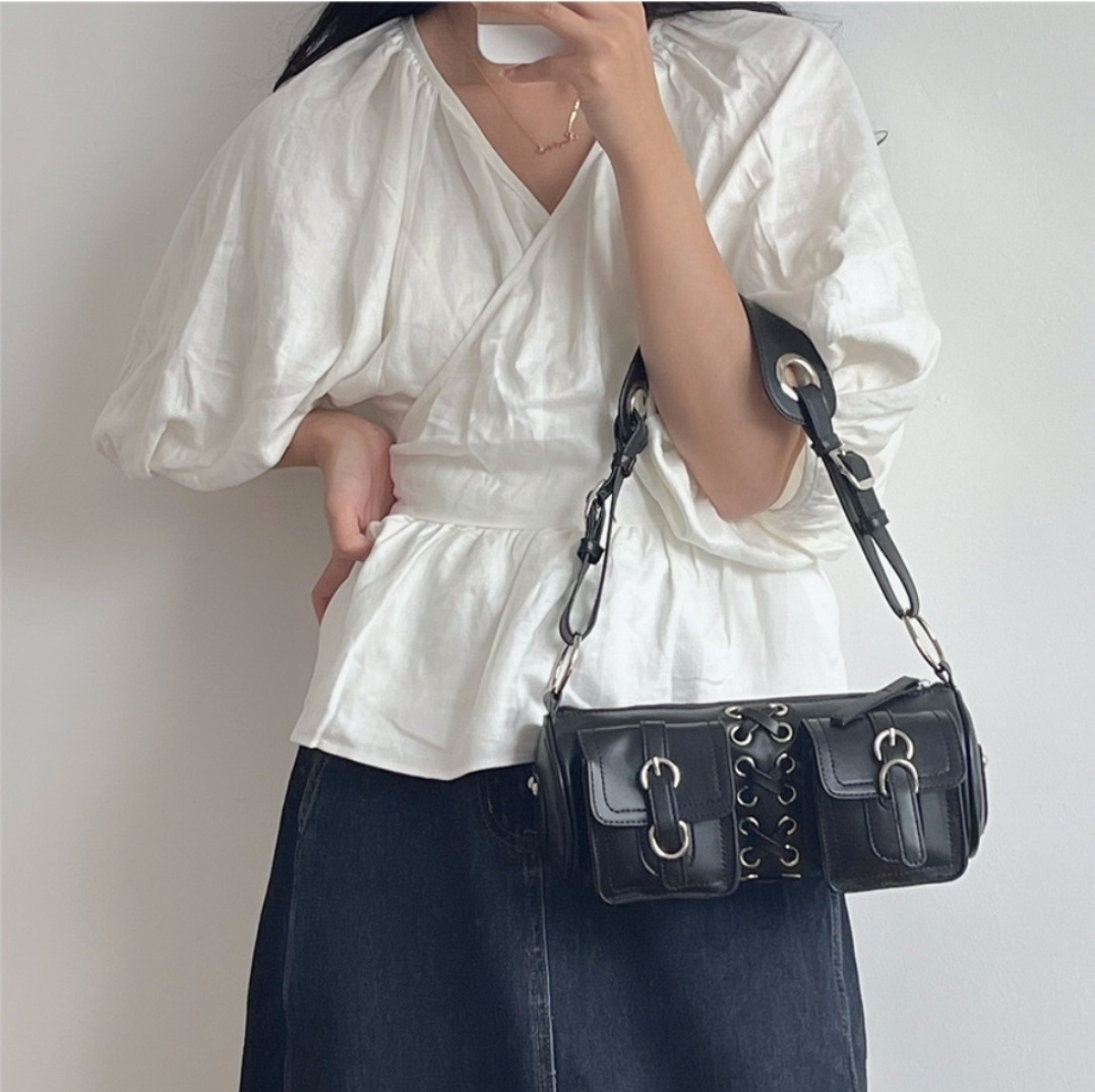 2WAYレースアップポケットシリンダーバッグ | 詳細画像8