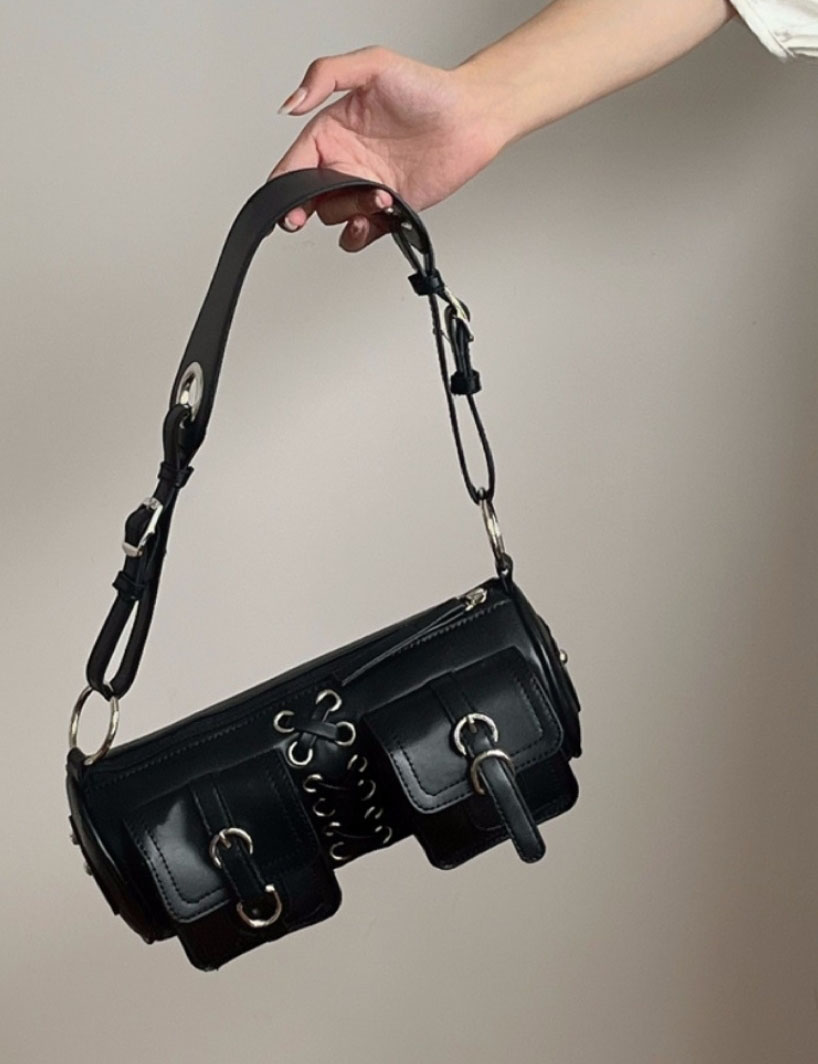 2WAYレースアップポケットシリンダーバッグ | 詳細画像9