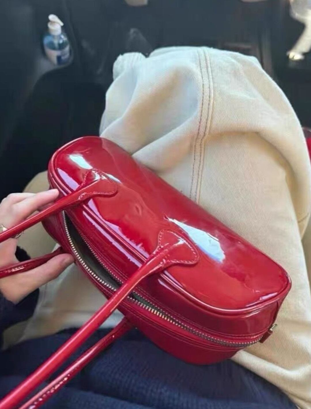 エナメル調トートバッグ | 詳細画像2