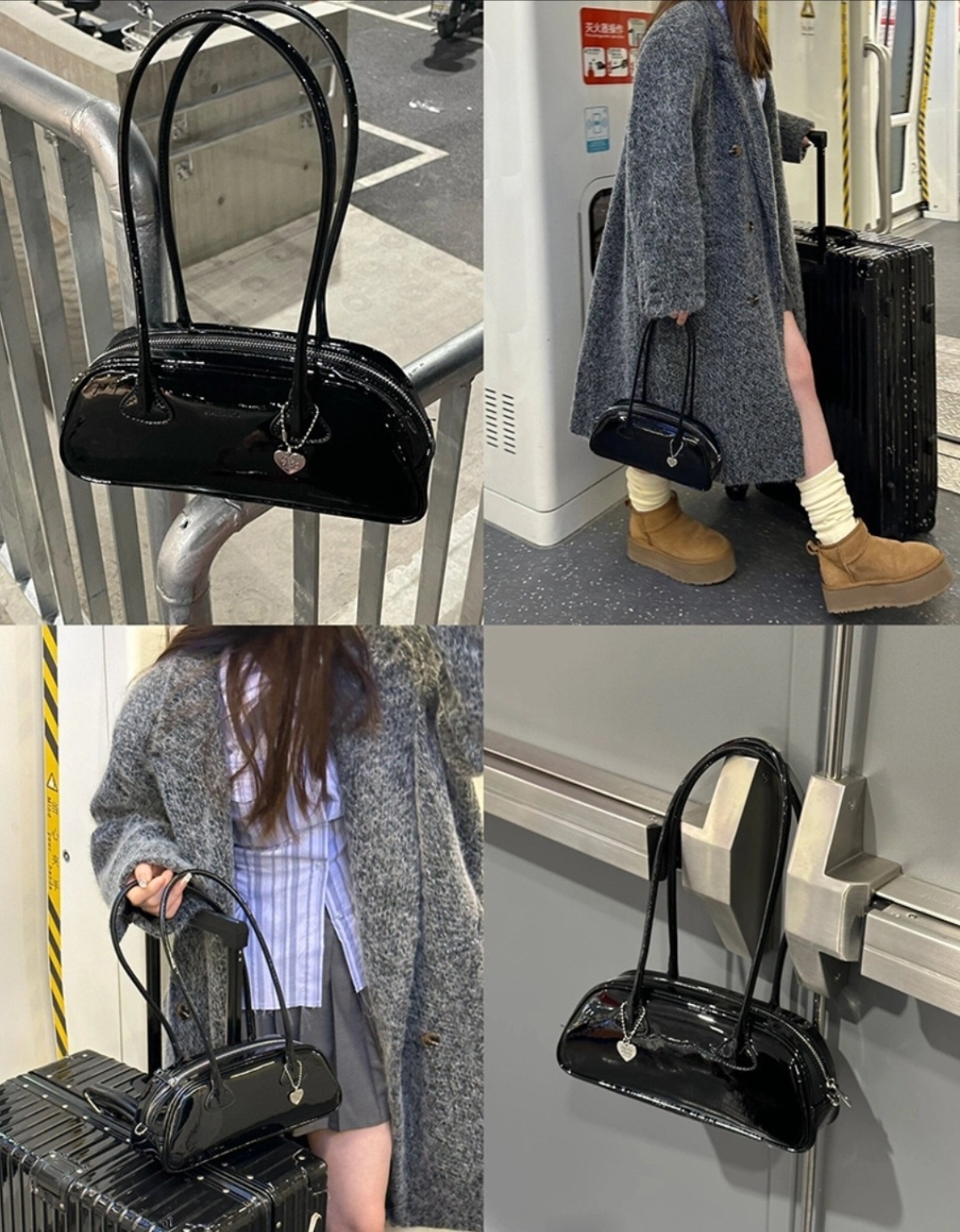 エナメル調トートバッグ | 詳細画像11