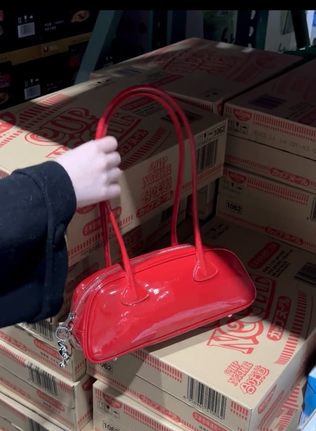 エナメル調トートバッグ | 詳細画像8