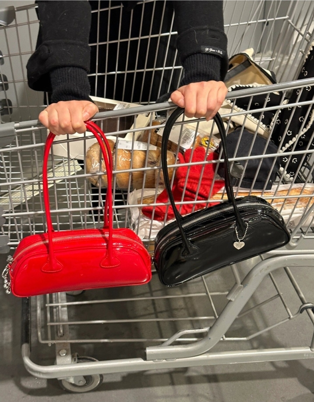 エナメル調トートバッグ | 詳細画像12