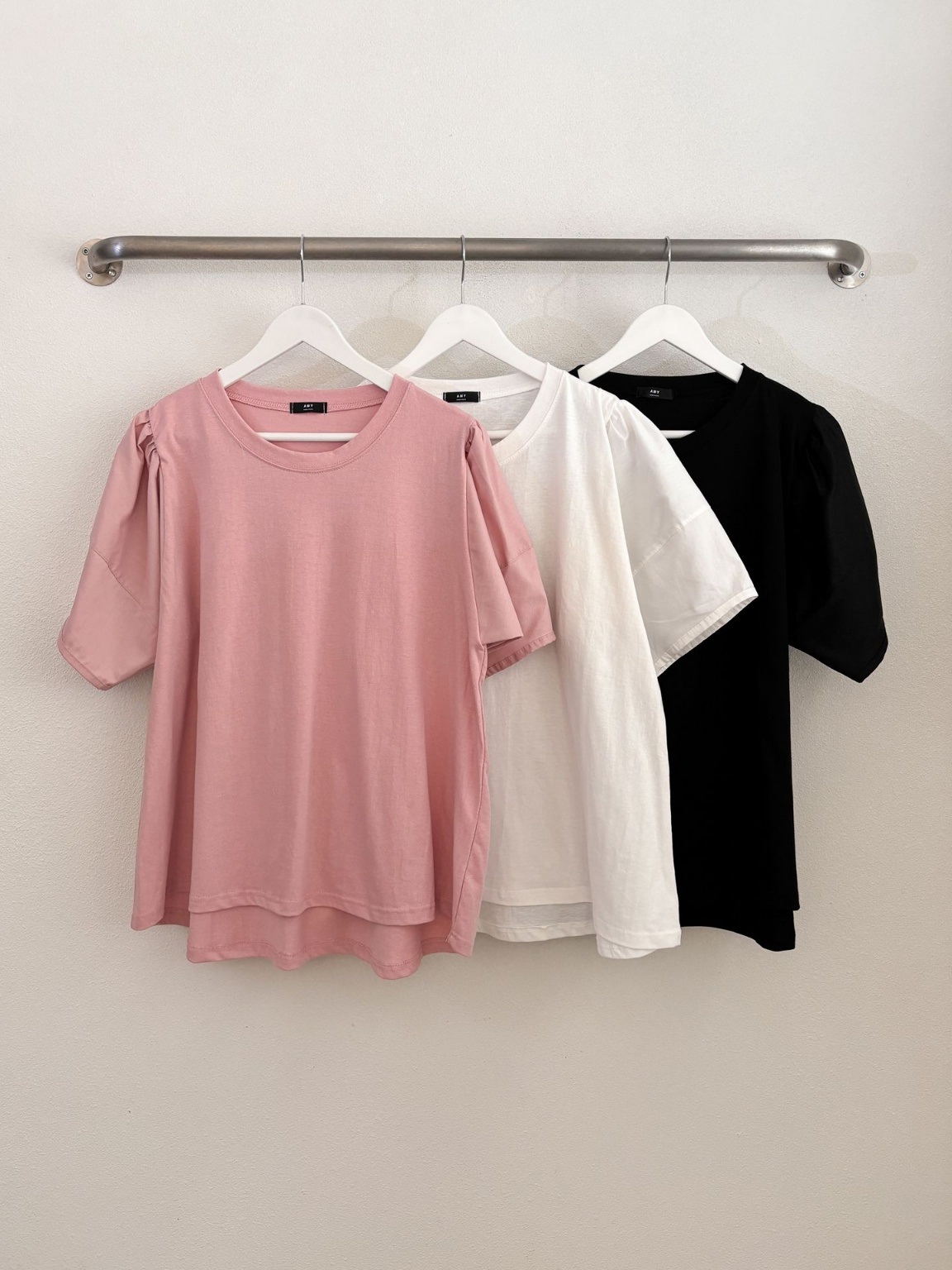 パフ半袖アンバランスTシャツ | 詳細画像3
