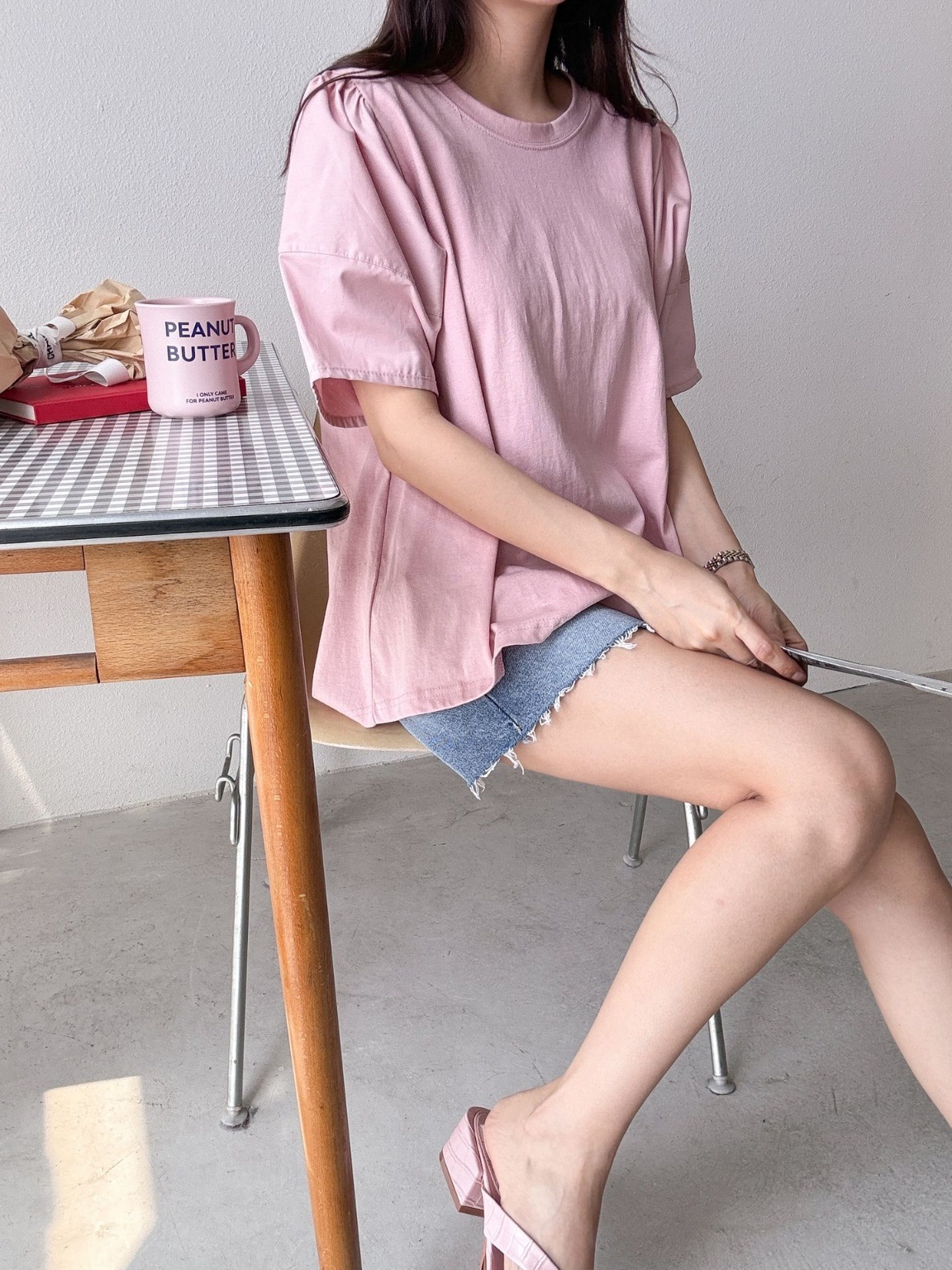 パフ半袖アンバランスTシャツ | 詳細画像18