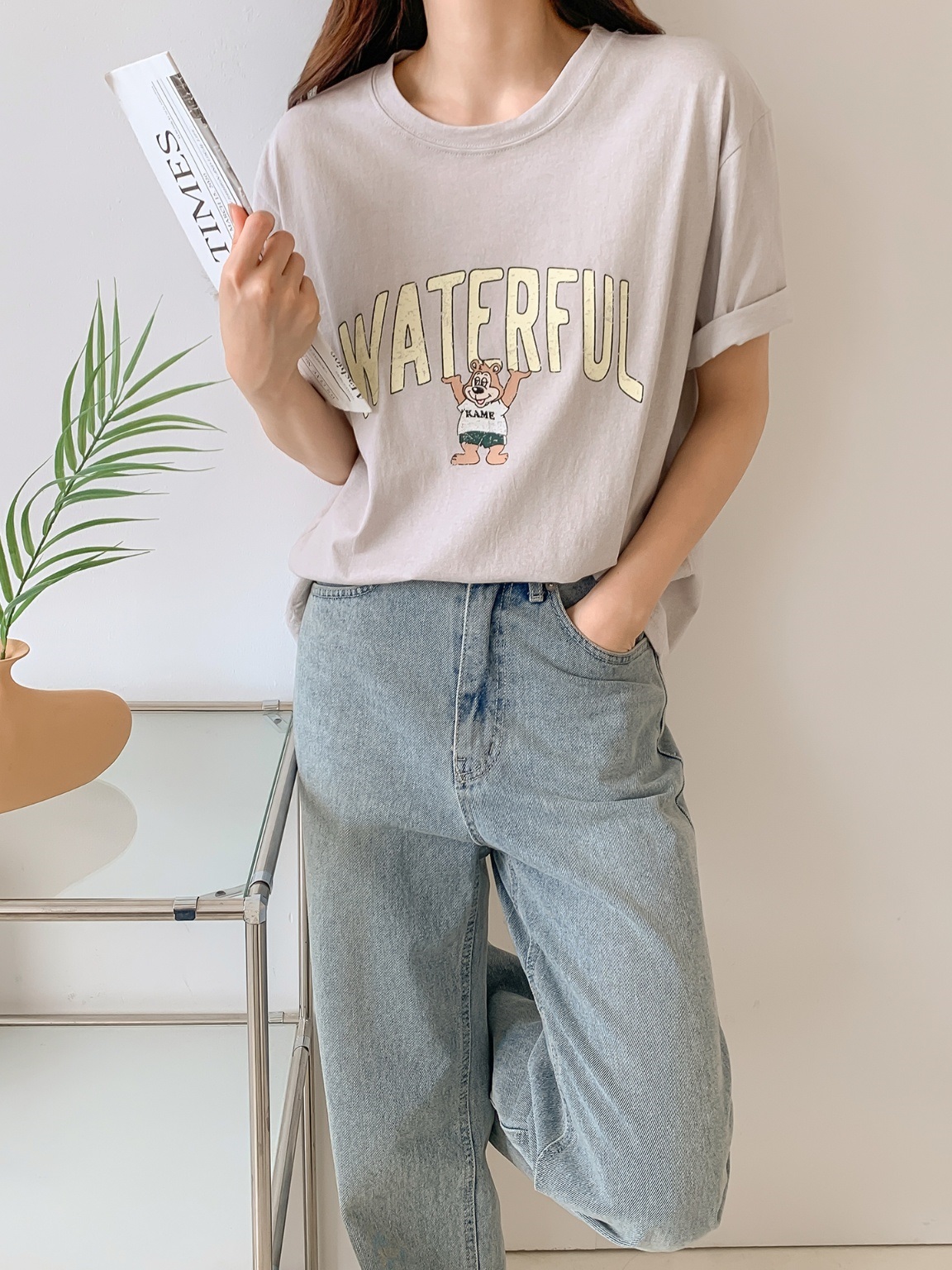 WATERFULアニマルプリント半袖Tシャツ | 詳細画像3