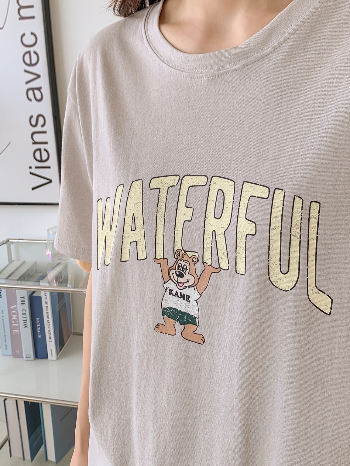 WATERFULアニマルプリント半袖Tシャツ | 詳細画像4