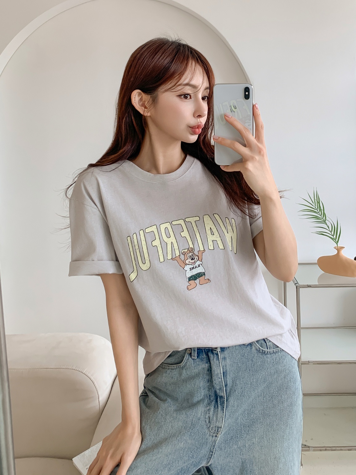 WATERFULアニマルプリント半袖Tシャツ | 詳細画像8